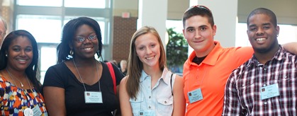 A Group of Young People hanging out during Mission Summit 2013