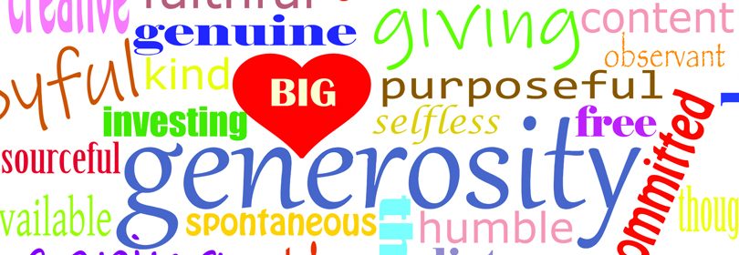 A Generosity Project Reflection: Generosity is a Way of Being