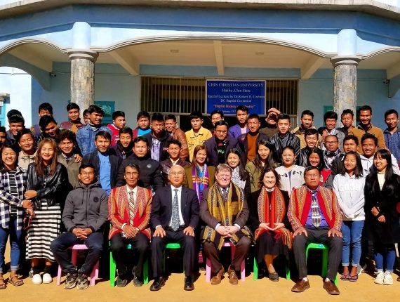 ABCUSA, DCBC Leaders Visit Chin Christian University, Lead Baptist History and Identity Lectures