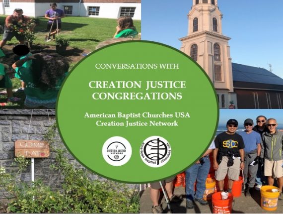 Second Conversation in Creation Justice Congregations Conversation Series Announced