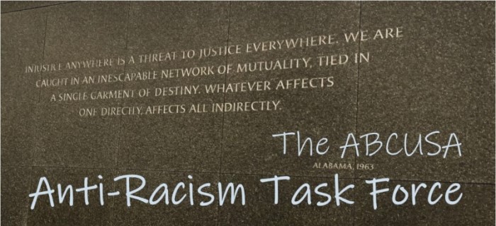 ABCUSA Anti-Racism Task Force Concludes Work, Online Resources Available