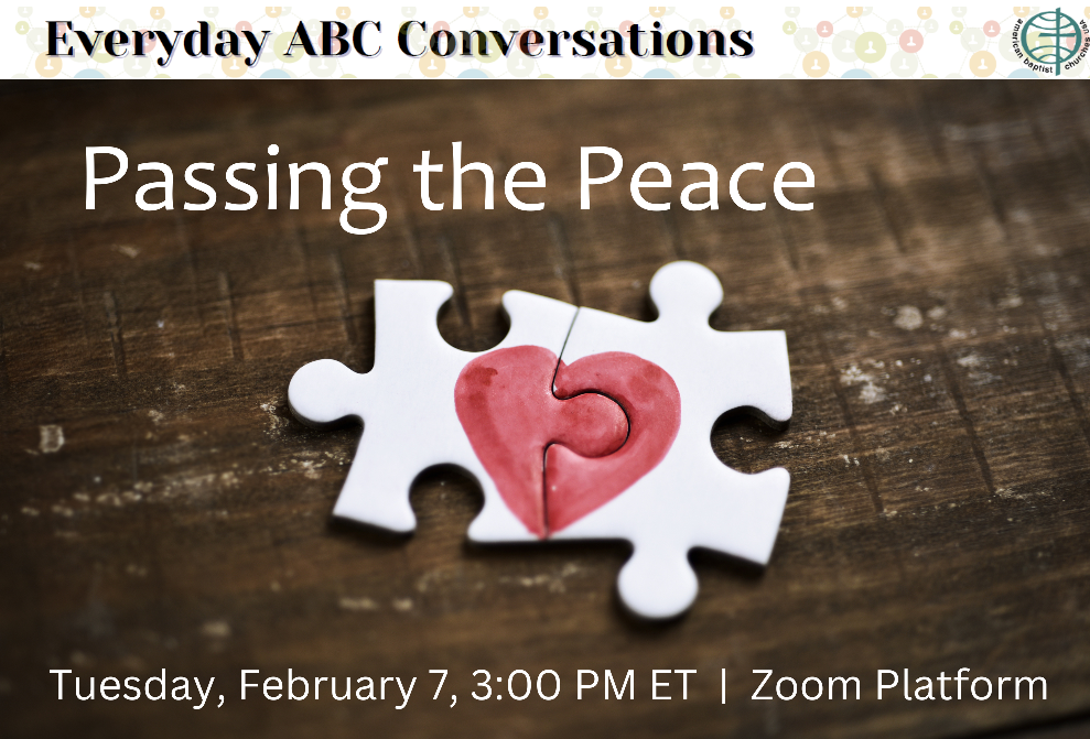 Join Us February 7 for Our Next Everyday ABC Conversation: Passing the Peace